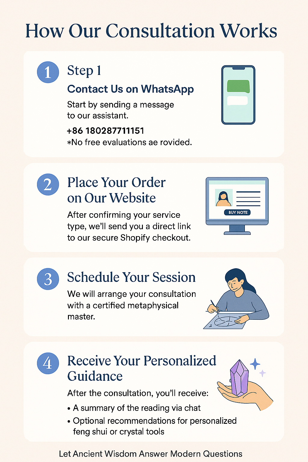 A must-read before placing an order🔮 How Our Consultation Works Your Journey Into Real Chinese Metaphysical Guidance