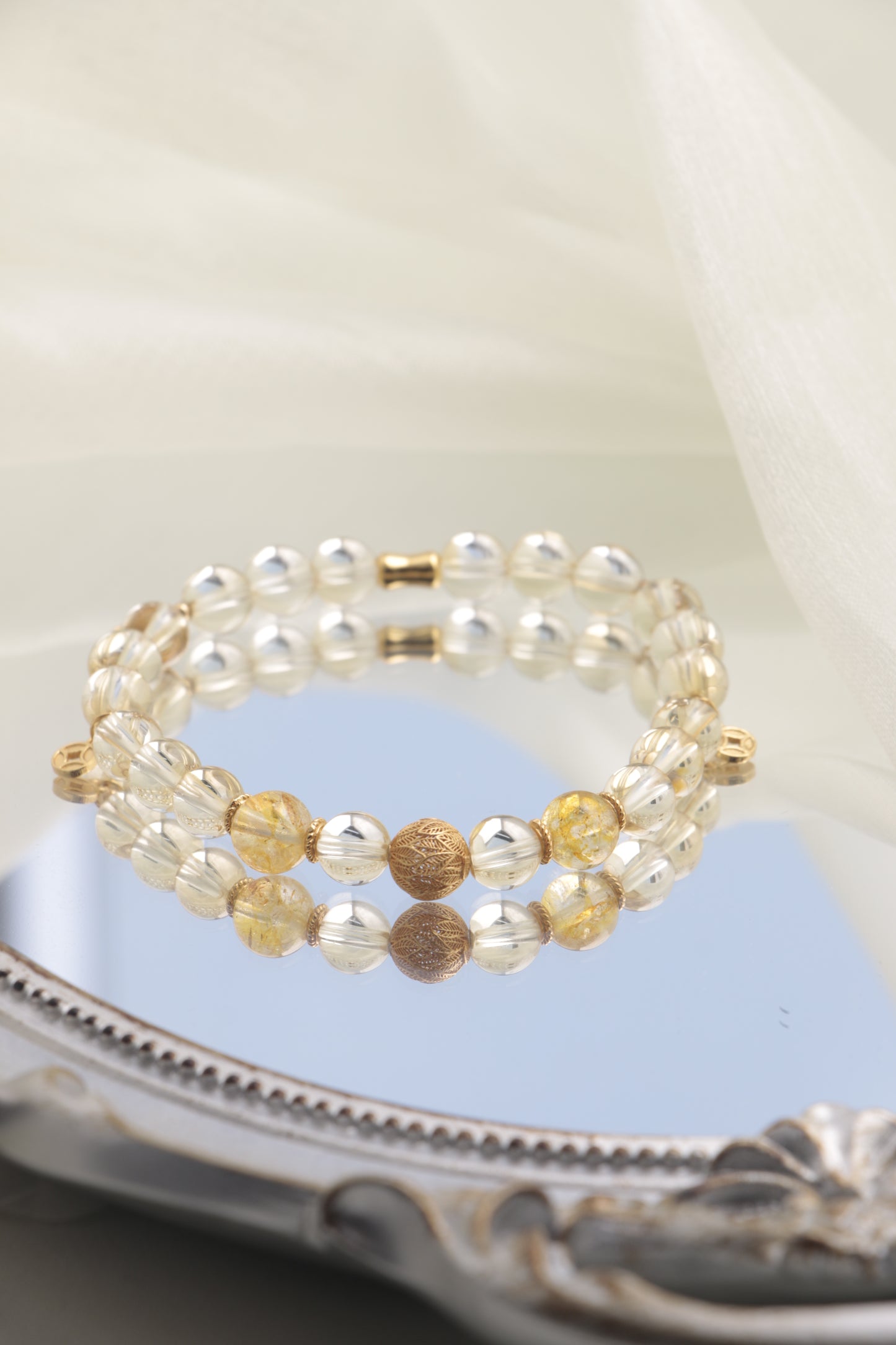 Natural Citrine Wealth Bracelet with Gold Coin Charms for Business Success
Feng Shui Money Attraction Jewelry for Entrepreneurs and Sales Teams