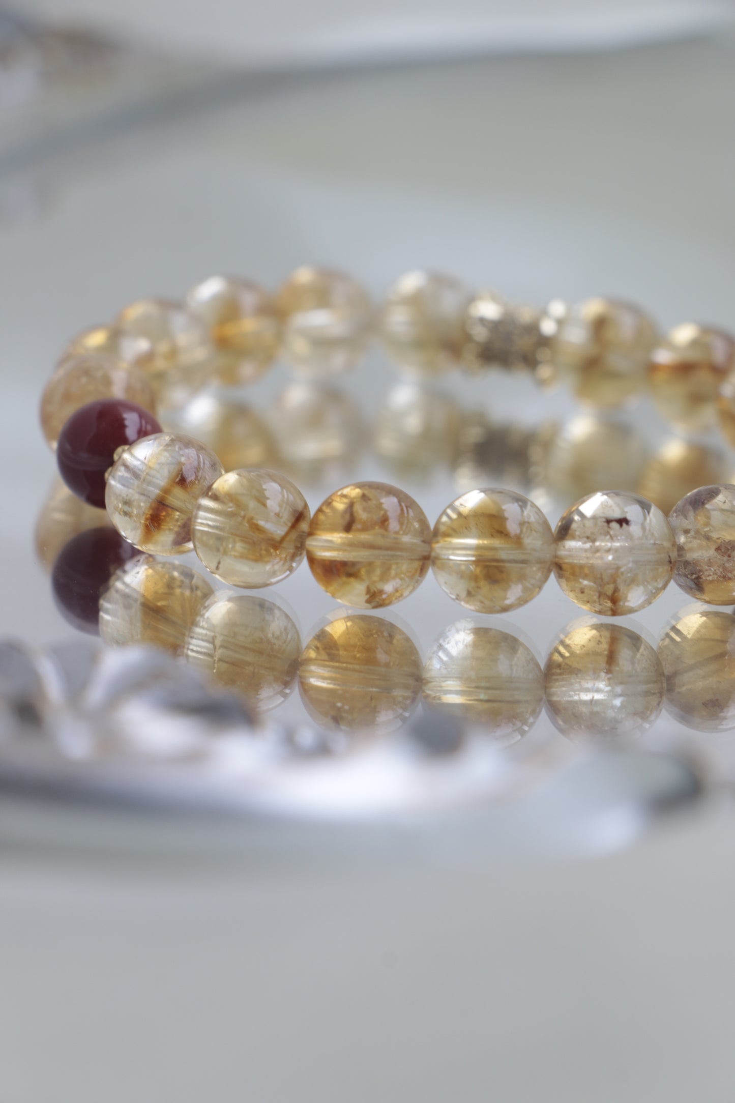 South Red Yellow Crystal Bracelet – Command Authority, Secure Deals & Unlock Wealth