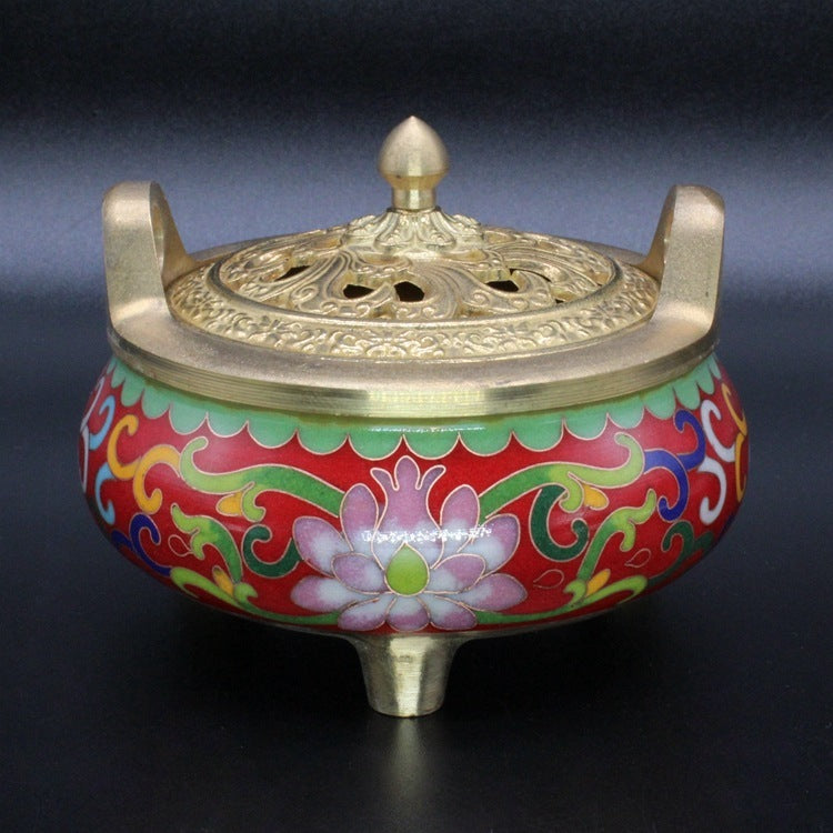 Primary: “Jingtai Blue Incense Burner,” “Copper Ritual Smoke Purifier,” “Meditation Altar Tools”
Secondary: “Cloisonné Spiritual Decor,” “Ancestor Offering Burner,” “Energy Cleansing Copperware”
Long-Tail: “How to use smoke for space cleansing,” “Best incense burner for Reiki healing”