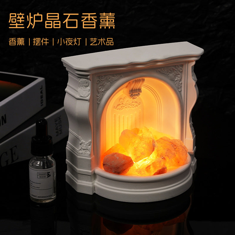 Citrine Crystal Aroma Diffuser Stone for Wealth Energy Feng Shui
Selenite Essential Oil Tray for EMF Protection and Space Harmony