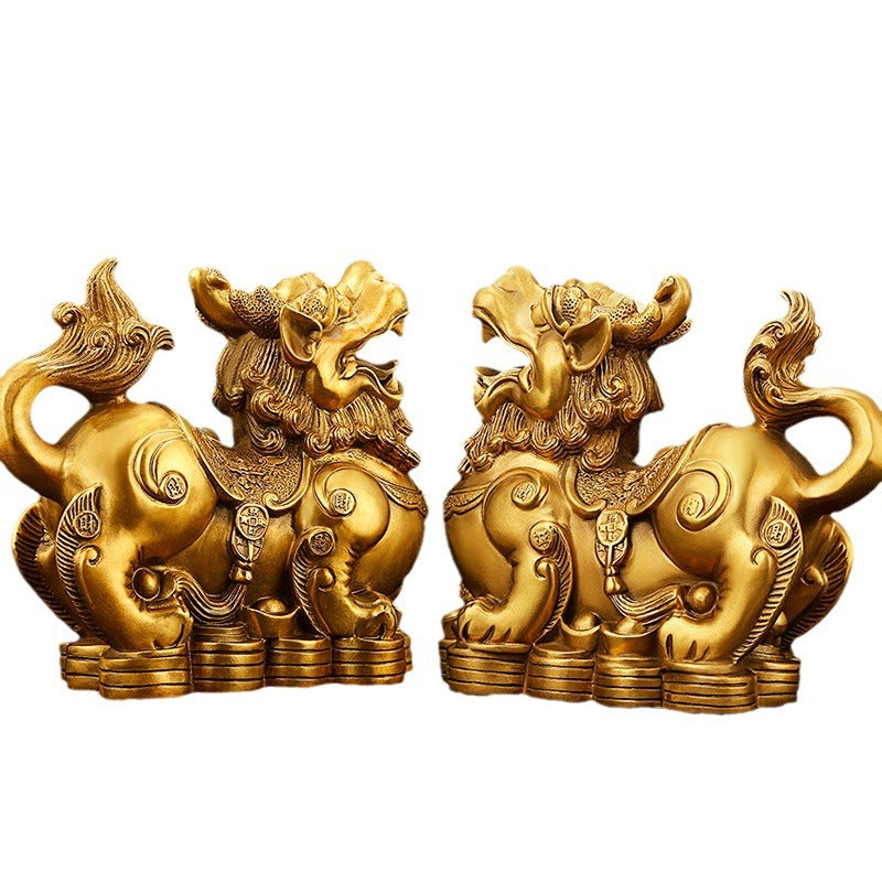 Gold Pi Xiu Statues for Wealth Attraction and Protection
Chinese Mythical Wealth Guardians for Home and Business Feng Shui
