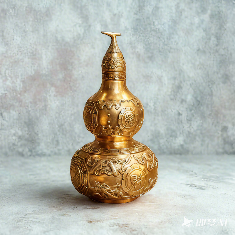 Handmade Copper Gourd for Health Protection and Energy Cleansing
Taoist Feng Shui Gourd to Neutralize Sick Energy and EMF