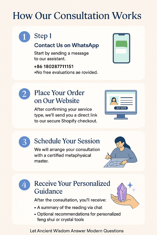 A must-read before placing an order🔮 How Our Consultation Works  Your Journey Into Real Chinese Metaphysical Guidance