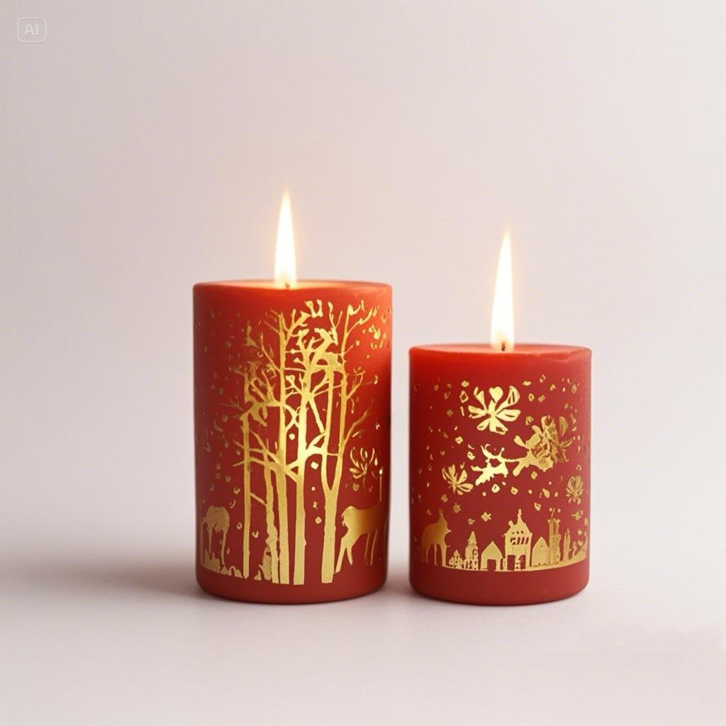 Energy Candle Holder (Large) - Ignite Love &amp; Light This Holiday Season