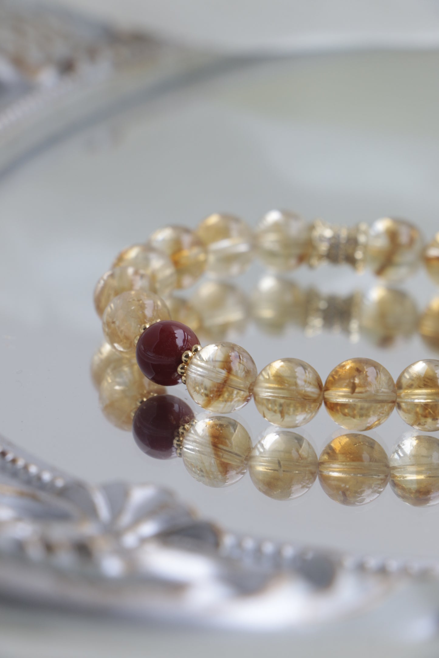South Red Yellow Crystal Bracelet – Command Authority, Secure Deals & Unlock Wealth