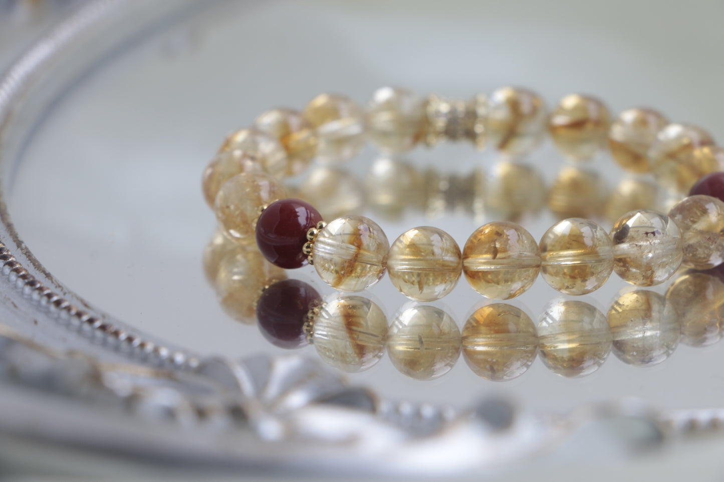 South Red Yellow Crystal Bracelet – Command Authority, Secure Deals & Unlock Wealth