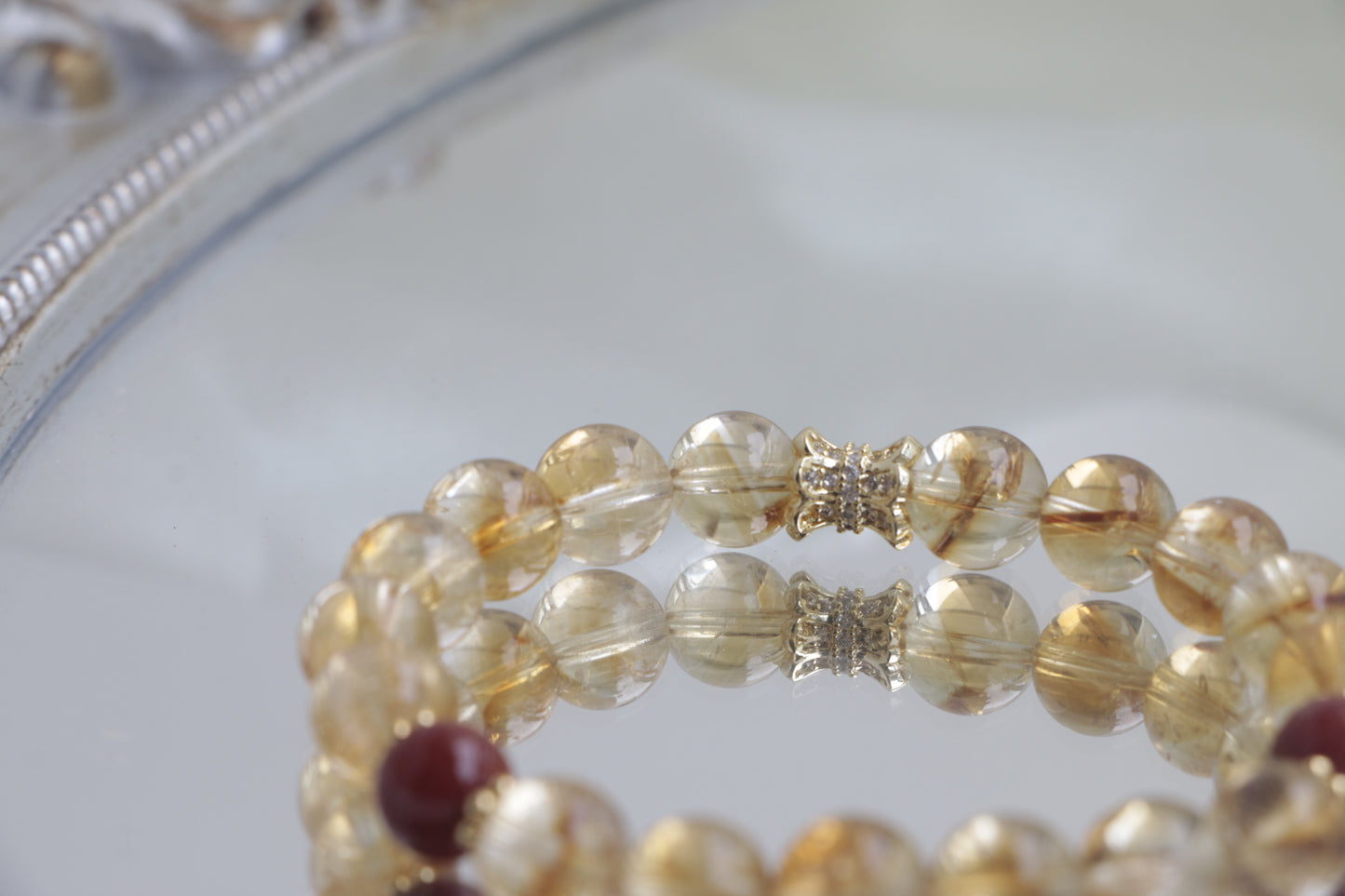 South Red Yellow Crystal Bracelet – Command Authority, Secure Deals & Unlock Wealth
