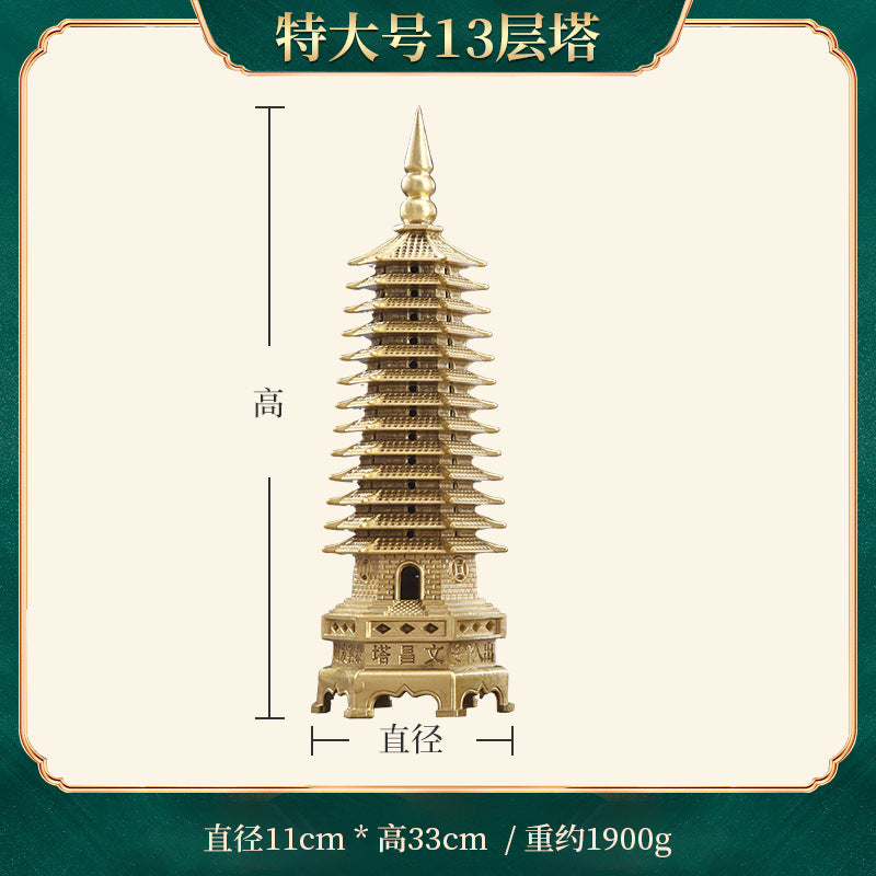 9-Level Brass Wenchang Tower for Academic Success and Memory Enhancement
Feng Shui Study Desk Decor to Improve Exam Performance and Focus