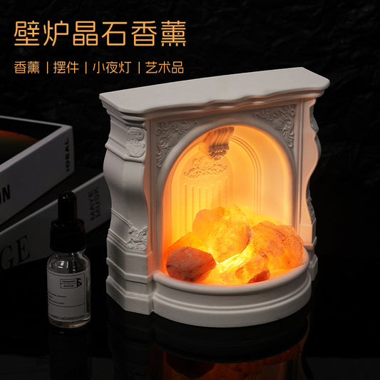 Citrine Crystal Aroma Diffuser Stone for Wealth Energy Feng Shui
Selenite Essential Oil Tray for EMF Protection and Space Harmony