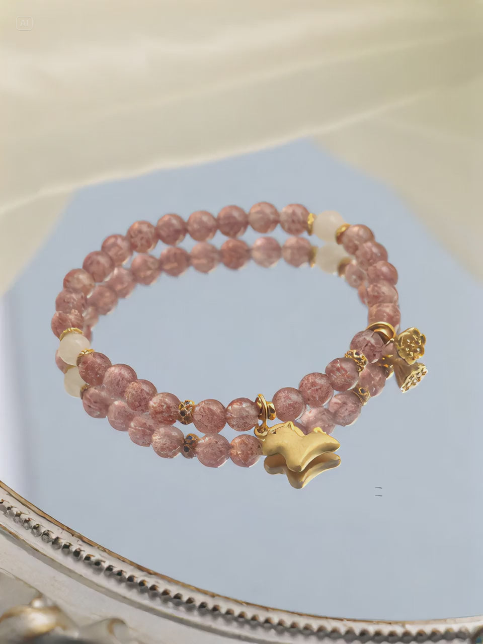 Primary: “Chinese Zodiac Horse Bracelet,” “Liuren Crisis Jewelry,” “Strawberry Quartz Love Bracelet”
Secondary: “Peach Blossom Luck Jewelry,” “贵人 Attraction Bracelet,” “Zodiac Protection Bracelet”
Long-Tail: “How to use Liuren energy for protection,” “Best zodiac bracelet for love and career”