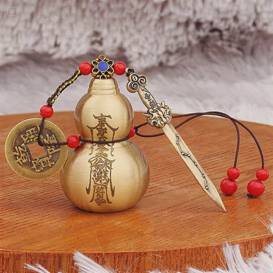 Primary: “Copper Flying Sword Charm,” “Taoist Home Protection,” “Conflict Resolution Feng Shui”
Secondary: “EMF Protection Gourd Decor,” “Negative Energy Shield,” “Family Harmony Spiritual Tool”
Long-Tail: “How to stop arguments with Feng Shui,” “Best charm for hostile workplaces”