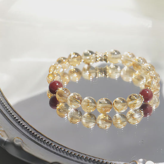 Primary: “South Red Yellow Crystal Bracelet,” “Authority & Wealth Jewelry,” “Feng Shui Career Success Bracelet”
Secondary: “Leadership Energy Bracelet,” “Business Growth Crystal Jewelry,” “Chinese Agate Citrine Bracelet”
Long-Tail: “How to attract clients with crystals,” “Best bracelet for promotions and sales”