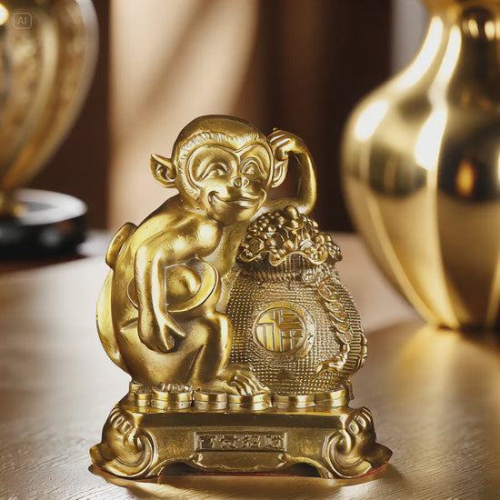 Primary: “Qimen Wealth Ornament,” “Liuren Money Talisman,” “Bronze Monkey Feng Shui Decor”
Secondary: “Chinese Wealth God Statue,” “Ancient Coin Money Bag,” “Business Growth Feng Shui”
Long-Tail: “How to use Qimen for wealth,”